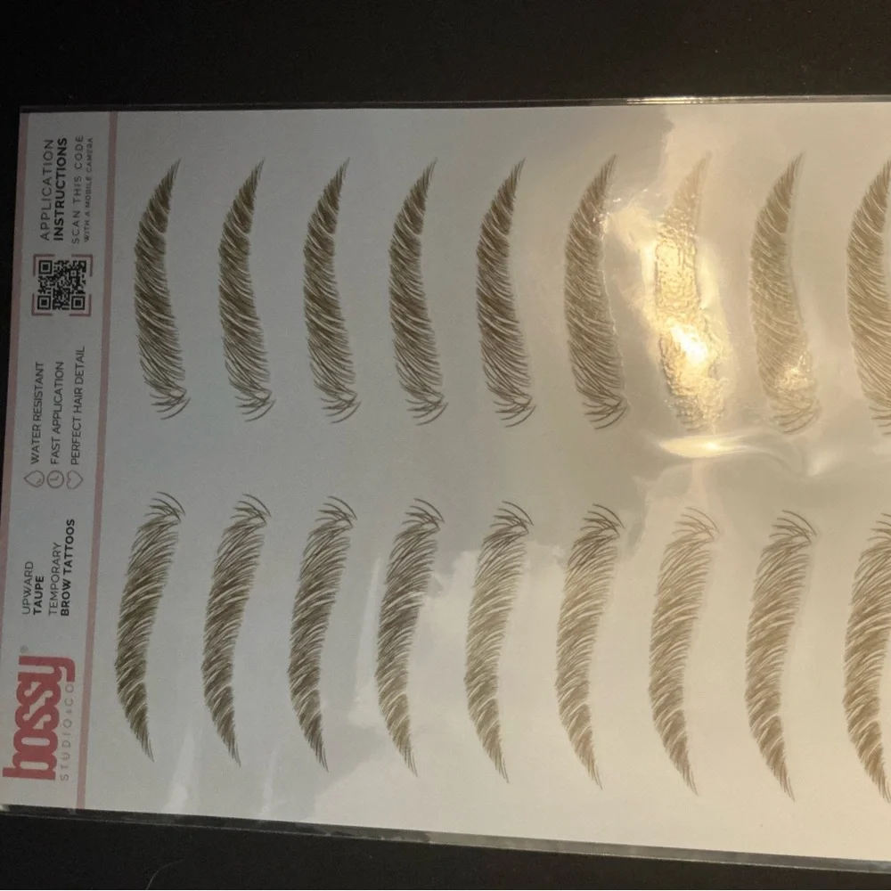 Bossy Eyebrow Tatoo’s and Finish Cream